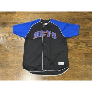 True Fan Vintage Y2K Genuine Merch MLB New York Mets Blank Jersey XL
